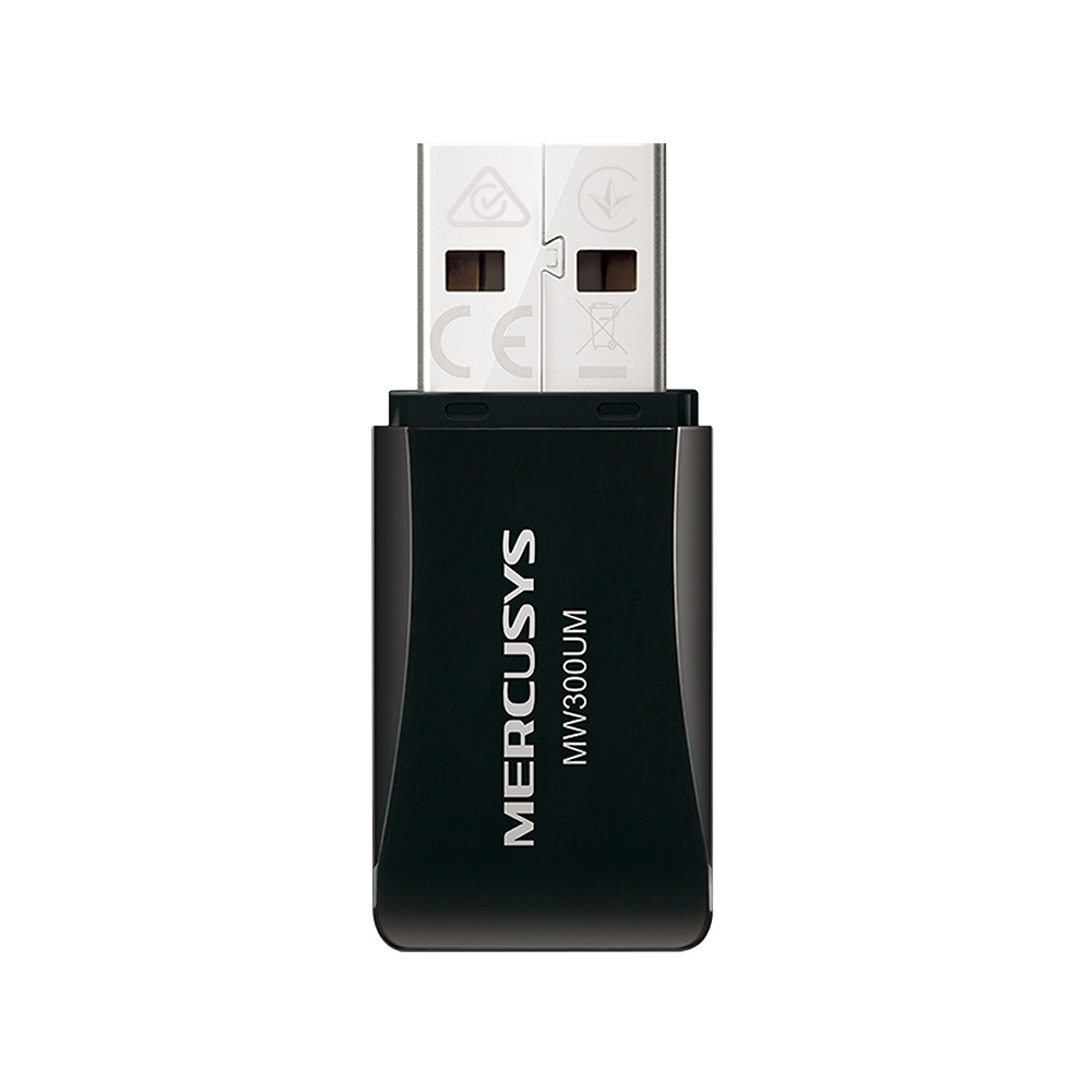 Mercusys Wireless Mini USB Adapter MW300UM N300 Mercusys Wireless Mini USB Adapter MW300UM N300